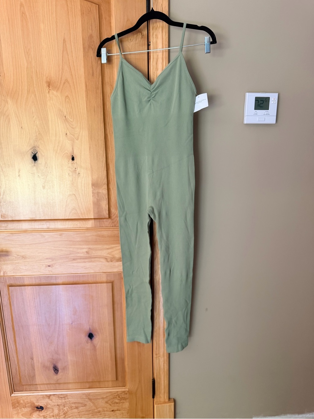 AE seamless knit rib jumpsuit